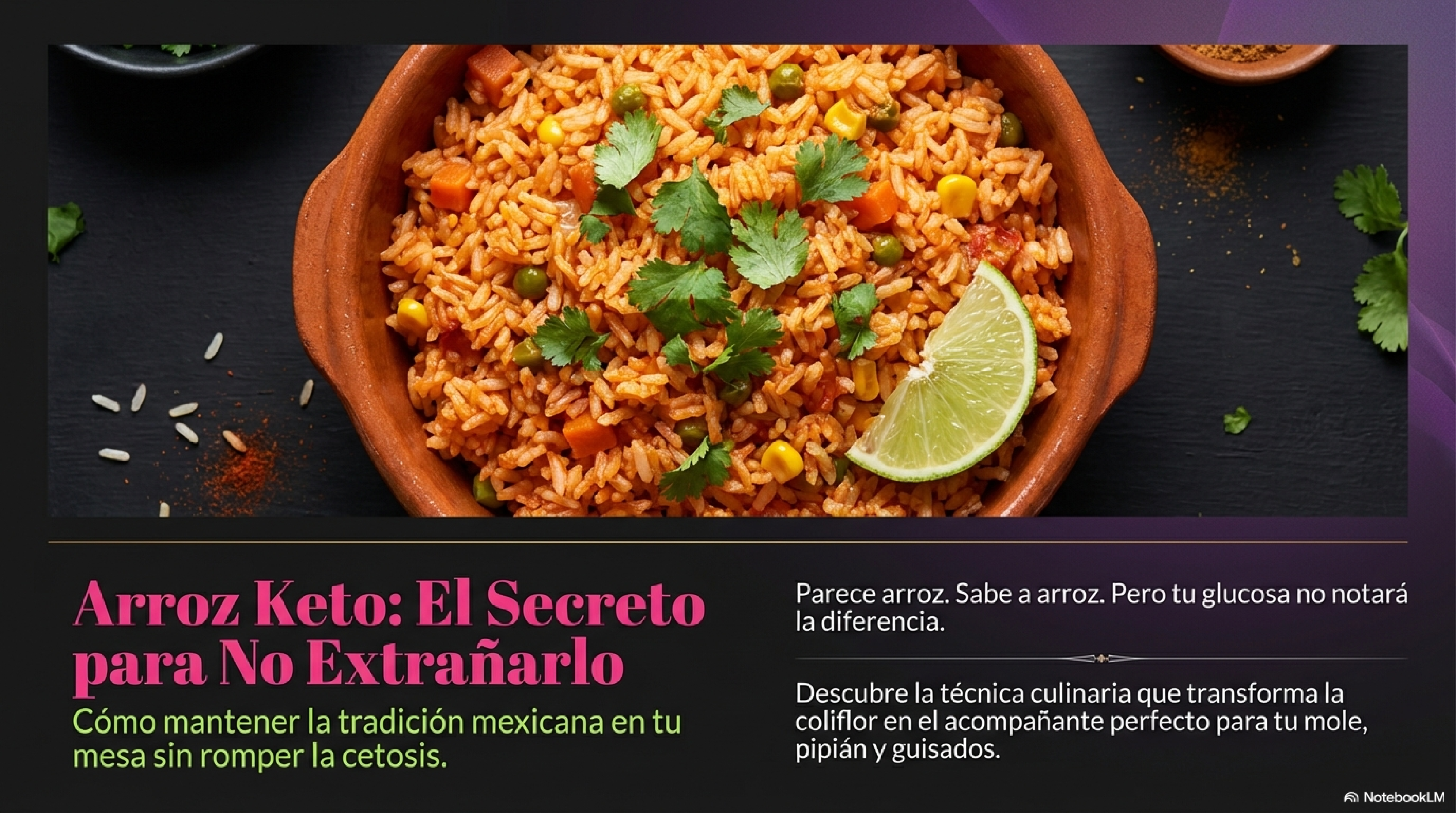 Arroz Keto Mexicano